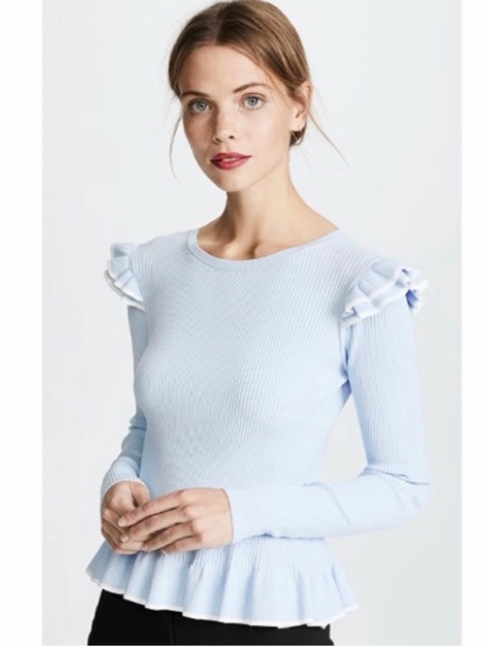 Club Monaco Skarlie Tipped Sweater XS